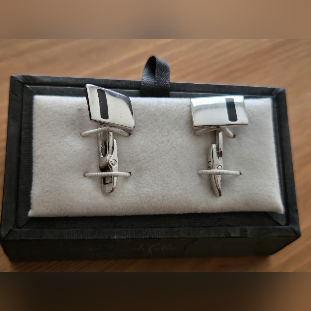 Boutons de manchette en argent sterling 925